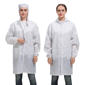 Bụi bằng chứng trùm đầu <span class=keywords><strong>smock</strong></span> phòng sạch quần áo trùm đầu chống tĩnh bảo hộ lao động phòng thí nghiệm <span class=keywords><strong>ESD</strong></span> - Product Image 1