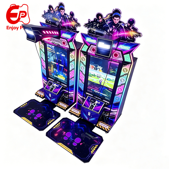 Interactive Indoor 55-Inch High-Definition Screen VR Shooting Simulator Arcade Machine Metal Frame ENJOYPLAY English Spanish