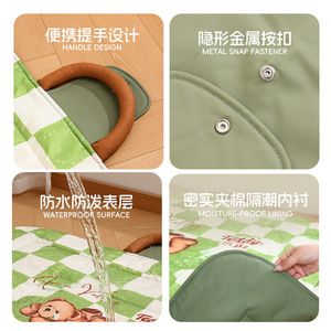 Alfombra de picnic extragrande para mascotas, cama para perros, alfombra impermeable, plegable, alfombra portátil para coche, alfombra para perros, comercio electrónico transfronterizo. - Product Image 5