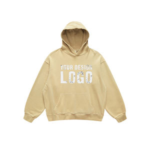 Factory Customized Thick <b>Oversized</b> <b>Mens</b> <b>Hoodies</b> Fashion Casual Drop Shoulder Plus <b>Fleece</b> Pullover Loose <b>Men's</b> <b>Hoodies</b> - Product Image 6