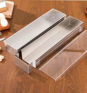 Molde Rectangular Largo de Acero Inoxidable <span class=keywords><strong>para</strong></span> Tiramisú, Pastel de <span class=keywords><strong>Queso</strong></span> y Mousse - Product Image 2