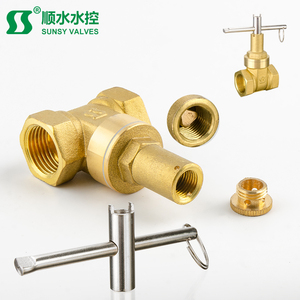 Trung Quốc Yuhuan Shunshui Sunsy BSP NPT Chủ Đề Rèn Điều Khiển Từ Tính Với Key Lock Sluice Dao Độ Cứng Airproof Van Cổng - Product Image 3