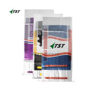 Sac en riz tissé à <span class=keywords><strong>4</strong></span> soudures avec poignée <span class=keywords><strong>et</strong></span> fenêtre latérale, logo, qualité alimentaire, résistant pour un emballage flexible - Product Image 6