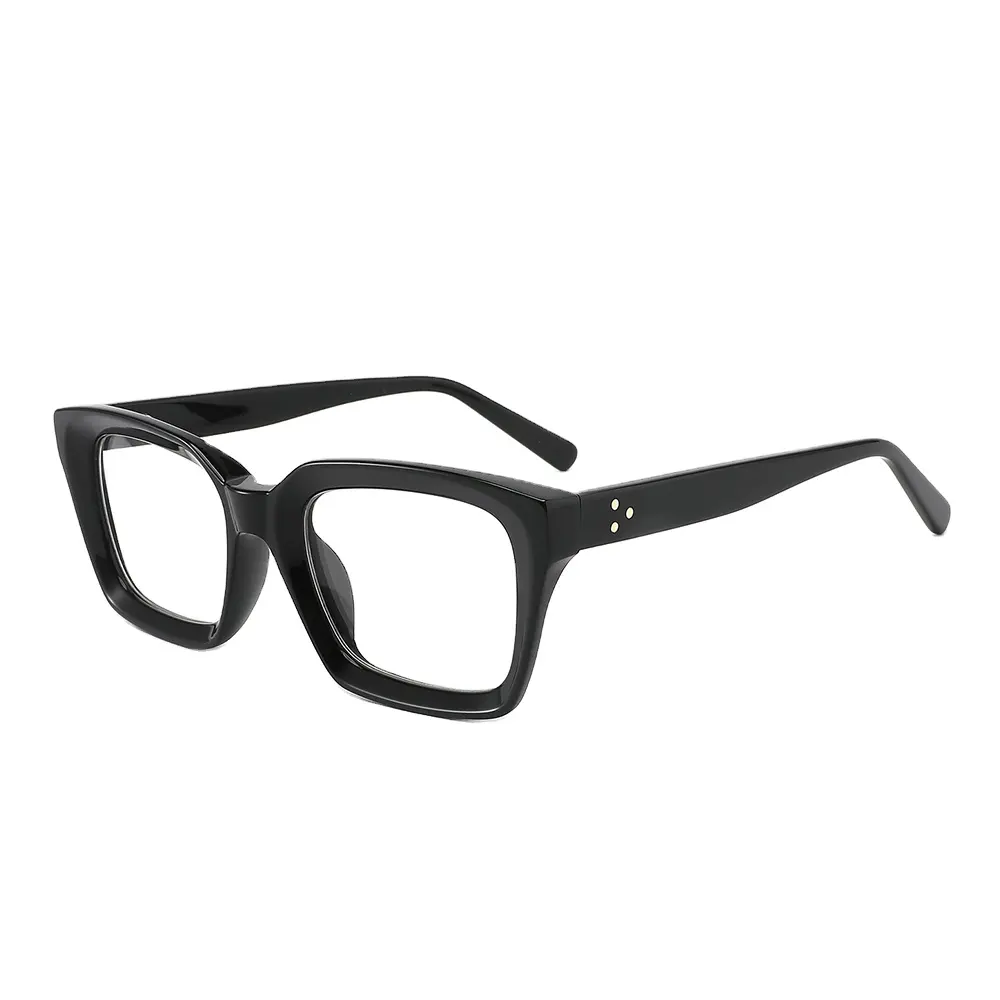 2022 High quality wholesale black optical eyeglasses frame customized acetate glasses frames for women and mens