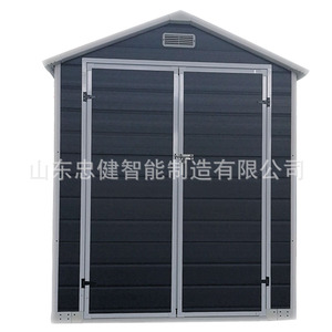 Multifunctional Storage Shed Rectangle Engineered <b>Wood</b> Waterproof Outdoor <b>Tools</b> Organizer Garden Workshop Storage <b>Boxes</b> Bins - Product Image 4