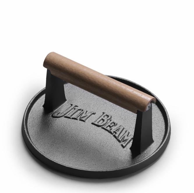 Чугунный пресс для мяса бекона в форме коровы гриль пресс