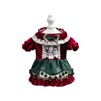 Jupe pour animaux de compagnie en polyester, style princesse classique, personnalisable OEM, nouveau design, confortable et élégante, robe de mariée pour animaux de compagnie, vente en gros