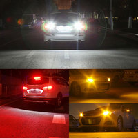 1156 1157 Ba15s Bau15s Bay15d P21W PY21W LED ampoule voiture Signal lumineux clignotant Parking feu de recul DRL pause lumière