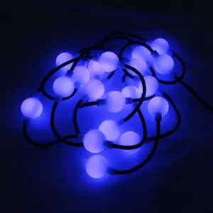 Lampes suspendues extérieures à 360 degrés DMX 3D Ball Guirlandes lumineuses de Noël led pixel ball lights