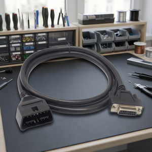 Cable de Diagnóstico OBD2, Conector Macho a Hembra Negro, Adaptador para Lector de Códigos de Auto, Solo para Instrumento de Diagnóstico Yuan Zheng - Product Image 3