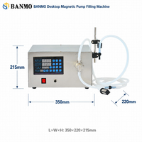 Machine de remplissage de liquides à pompe magnétique à tête unique BANMO pour bureau, 1-6000 ml, avec minuterie numérique, pour parfum et huiles essentielles