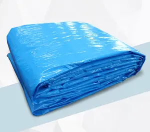 Sıcak satış vinil kaplı Polyester PE Tarp Rot Rip gözyaşı geçirmez tekne Tarps kapakları grommet ve güçlendirmek için yakacak odun