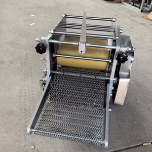 Máquina de prensa de tortilla eléctrica de acero inoxidable, máquina automática de harina de maíz para cocina de pan mexicano Chapati - Product Image 5