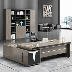 Patlayıcı modeller yönetici patron masası seti-Modern endüstriyel stil ofis mobilyaları, basit ve lüks direktör masası