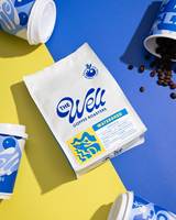 Sachets de café en papier kraft à fond plat écologiques, imprimés sur mesure avec valve, 500g 1kg