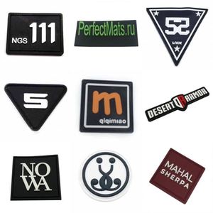 Factory Customized 3d Soft Pvc Labels Rubber Brand <b>Clothes</b> Sewing Rubber Side Label Labels - Product Image 1
