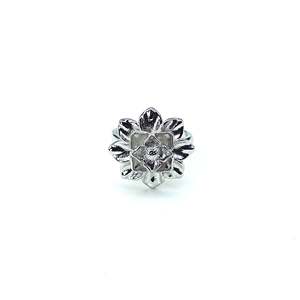 Fashion <b>Rings</b> 316L Stainless Steel PVD Gold Plating Sustainable Resistant Flower Design - Product Image 1