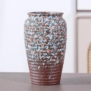 Vintage Rustic Light Luxury Wabi Sabi Style Ceramic <b>Vase</b> With Premium Feel for Living Room Fresh Flower Display Decoration - Product Image 4