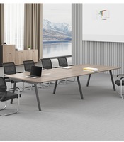 Bureau rectangulaire sur mesure de grande taille pour les tables de conférence et de négociation scolaires