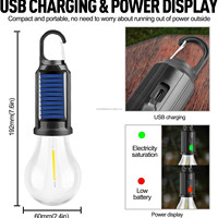 Lanterne de camping étanche IP65, rechargeable par USB, LED haute luminosité, éclairage de tente, éclairage d'urgence nocturne en extérieur