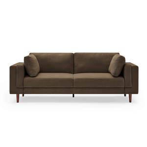 โซฟาพับได้ผ้าไมโครไฟเบอร์สไตล์อิตาเลียนแบบมินิมอลสมัยใหม่ เฟอร์นิเจอร์ห้องนั่งเล่นสำหรับบ้านยุคใหม่ - Product Image 3