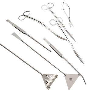 Hoge Kwaliteit <span class=keywords><strong>Aquarium</strong></span> Landscaping Tools Kit <span class=keywords><strong>Aquarium</strong></span> Algen Schraper Algen Borstel Schaar Pincet Spatel - Product Image 1