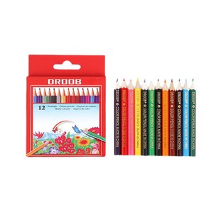 Lápis de Cor Curtos HB de 12 Cores com Ponta de 0.3mm para Desenho, Rabiscos e Arte, Não Solúveis, Presente Perfeito para o Dia das Crianças, Ideal para Sala de Aula - Product Image 5