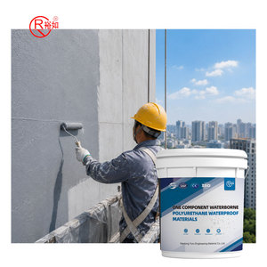 Revestimiento Impermeable de Poliuretano YURU, <span class=keywords><strong>Membrana</strong></span> Líquida a Base de Agua <span class=keywords><strong>para</strong></span> Reparación de Fugas en Techos de Concreto, Fábrica Certificada CE ISO - Product Image 1