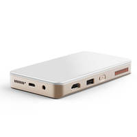 Proyector DLP Android de Bolsillo, Mini Portátil, para Cine en Casa, OEM/ODM, con 3D Pasivo, WiFi 2.4G/5G, 70 ANSI Lúmenes, Altavoces Integrados