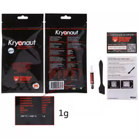Pâte thermique haute température Thermal Grizzly Kryonaut 12,5W/mk pour processeur CPU/GPU Intel, dissipateur thermique, graisse silicone grise 1g/5,5g
