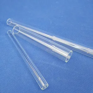 Custom Various Specifications Round Bottom Soda Lime Glass Test Tube Clear Color Material Origin Sight Glass