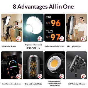 ไฟ LED Godox SL150W BI รุ่นที่สาม ปรับอุณหภูมิสีได้สองระดับ สำหรับงานถ่ายวิดีโอ ไลฟ์สด และแอปพลิเคชันต่างๆ - Product Image 2