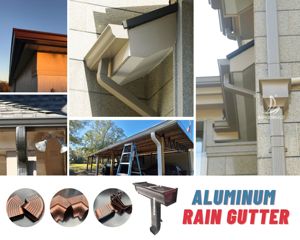 <span class=keywords><strong>Gouttière</strong></span> en aluminium de style K de 7 pouces, facile à installer, couleurs riches, moderne, durable, anti-corrosion - Product Image 6