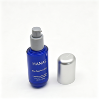Flacon pompe ovale en verre de 40 ml, luxe, 1,35 oz, haute qualité, pour fond de teint, sérum, emballage de soins de la peau, OEM personnalisé
