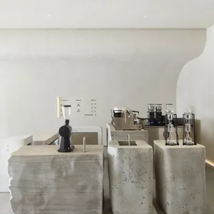 Современный минималистичный стиль Sanhai дизайн интерьера Кофейни вдохновение теплый и уютный внутри украшения 3D услуги по максимальному предоставлению