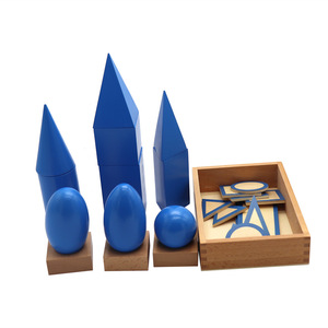 Đồ Chơi Học Tập Mầm Non Chất Rắn Hình Học Đồ Chơi Montessori Bằng Gỗ Trò Chơi Toán Học Đồ Chơi Khối Đồ Dùng Tại Nhà Cơ Bản - Product Image 2