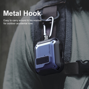 Nillkin — coque de protection intégrale robuste et Anti-choc pour iPhone, compatible modèles Airpod Pro 1/2/3, <span class=keywords><strong>avec</strong></span> keytway, anti-rideau - Product Image 6