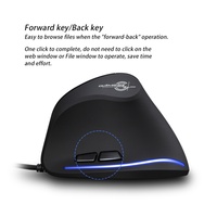 Souris de jeu verticale ZELOTES T-20, programmable, 7200 CPI, ergonomique, filaire, pour ordinateur