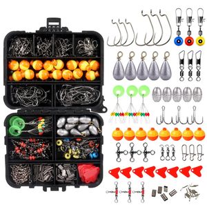 Groothandelsprijs 263 Stks/set T0196 Vissen Kleine Accessoires Balvormige Drijvende Rots Vistuig 263 In 1 Vissenset - Product Image 1