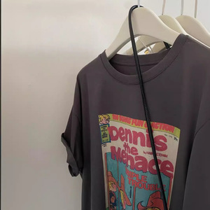 T-shirts en coton <span class=keywords><strong>grande</strong></span> <span class=keywords><strong>taille</strong></span> S à 6XL pour femmes et filles, t-shirts décontractés, t-shirts <span class=keywords><strong>grande</strong></span> <span class=keywords><strong>taille</strong></span> - Product Image 2