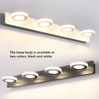 Miroir de salle de bain LED avec éclairage intégré, luminaire moderne et simple pour coiffeuse