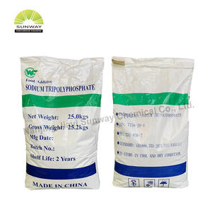 SUNWAY 94% STPP tripolifosfato de sodio <span class=keywords><strong>E451</strong></span> para detergente en polvo de lavado químico diario - Product Image 2