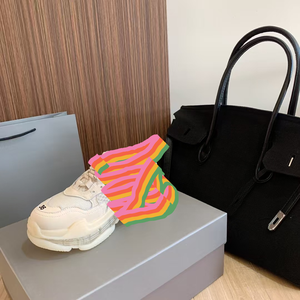 Mocassins de luxe pour hommes Antonim à motif quadrillé Triple S1 de haute qualité, semelle épaisse, empeigne en maille légère - Product Image 3