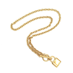 Collar de Acero Inoxidable con Colgante Geométrico, Cadena para Clavícula, Joyería Minimalista para Mujer - Product Image 5