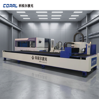 Máquina de Corte Láser de Fibra CNC CORAL CRL-6015A de 12000W, Directo de Fábrica, para Procesamiento de Placas Metálicas