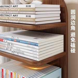 Shou Shang Desktop Bookshelf 10cm Height Minimalist Standing Type Office <b>Organizer</b> for Books and <b>Files</b> - Product Image 2