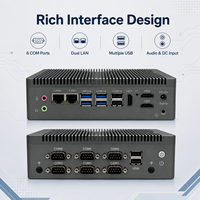 PC embarqué sans ventilateur Intel N97, double LAN Gigabit, WiFi, extension 4G, ordinateur industriel avec SSD MSATA, Windows, Linux pour système IoT