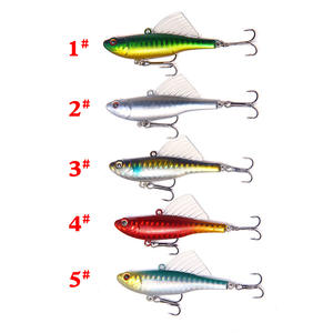 Leurre vibrant dur coulant type crayon 6,5 cm 17,2 g avec ailettes, matériel de pêche artificiel pour appâts de fond pour le bar - Product Image 1