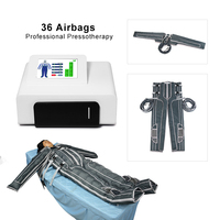 Appareil de pressothérapie NEWBELLE 36 airbags avec analyseur de peau pour drainage lymphatique, massage corporel, perte de poids et équipement de beauté