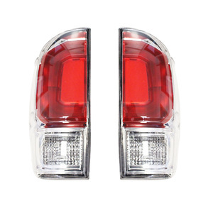 Luces Traseras para Toyota Tacoma 81560-04220 R 81550-04190, Cubierta Blanca, Pintura Gris, Luces Traseras Halógenas - Product Image 1